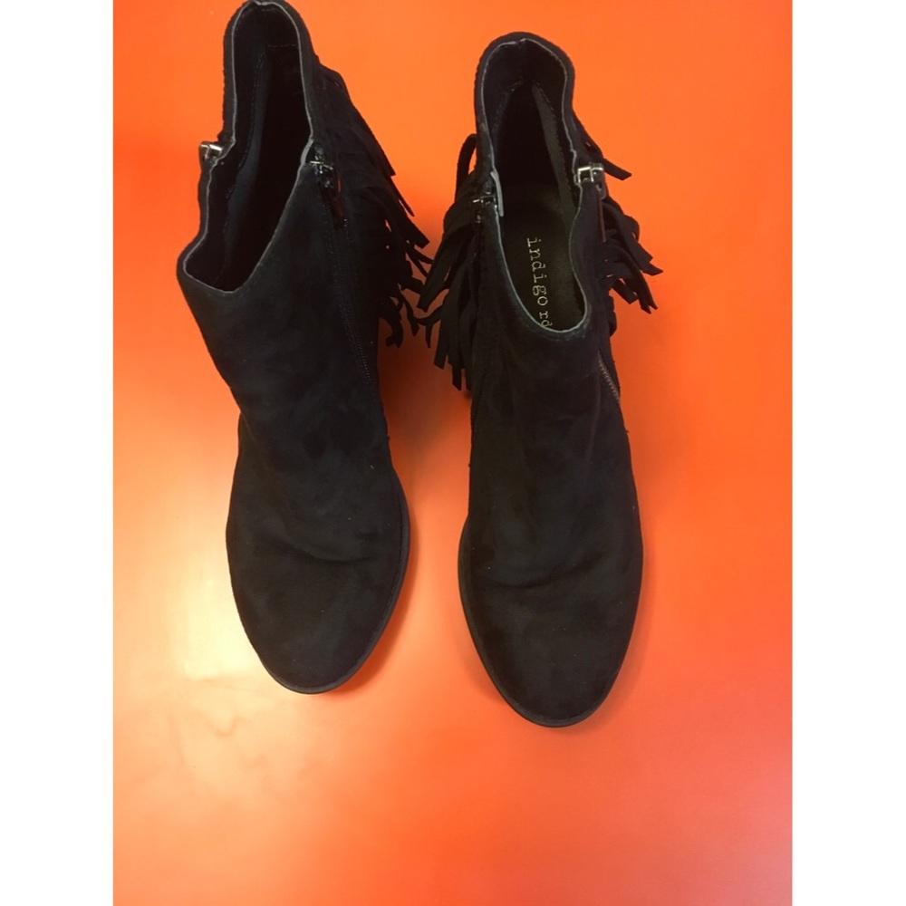 Indigo Rd. Fringe Booties👢✨